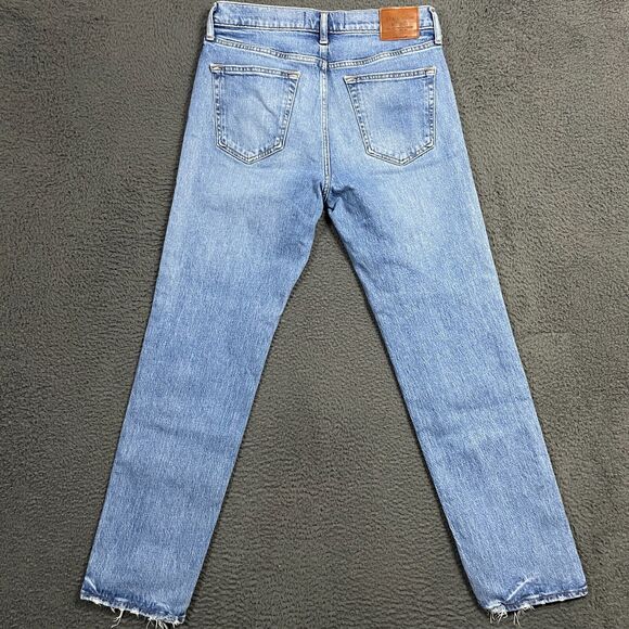 Abercrombie & Fitch Jeans Mens 31x32 Blue Vintage 90s Straight Fit Light Wash - Picture 5 of 14